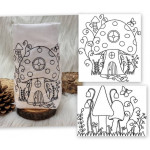 ADVENTSKALENDER 13. Dezember - Stickserie ITH Lichtbeutel Pilzdorf